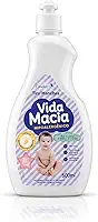 Tira Manchas Líquido Vida Macia Casa KM Hipoalergênico Sem Cloro com Enzimas para Roupas de Bebês e Crianças Roupas Brancas e Coloridas 500ml