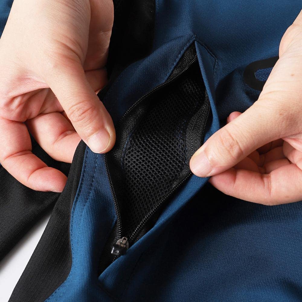 Traspiranti Pantaloncini MTB Pantaloncini da Ciclismo Imbottiti Antiurto Uomo, Leggero Uomo Pantaloncino da Mountain Bike Elastici vestibilità Intimo Ciclismo con Gel 5D