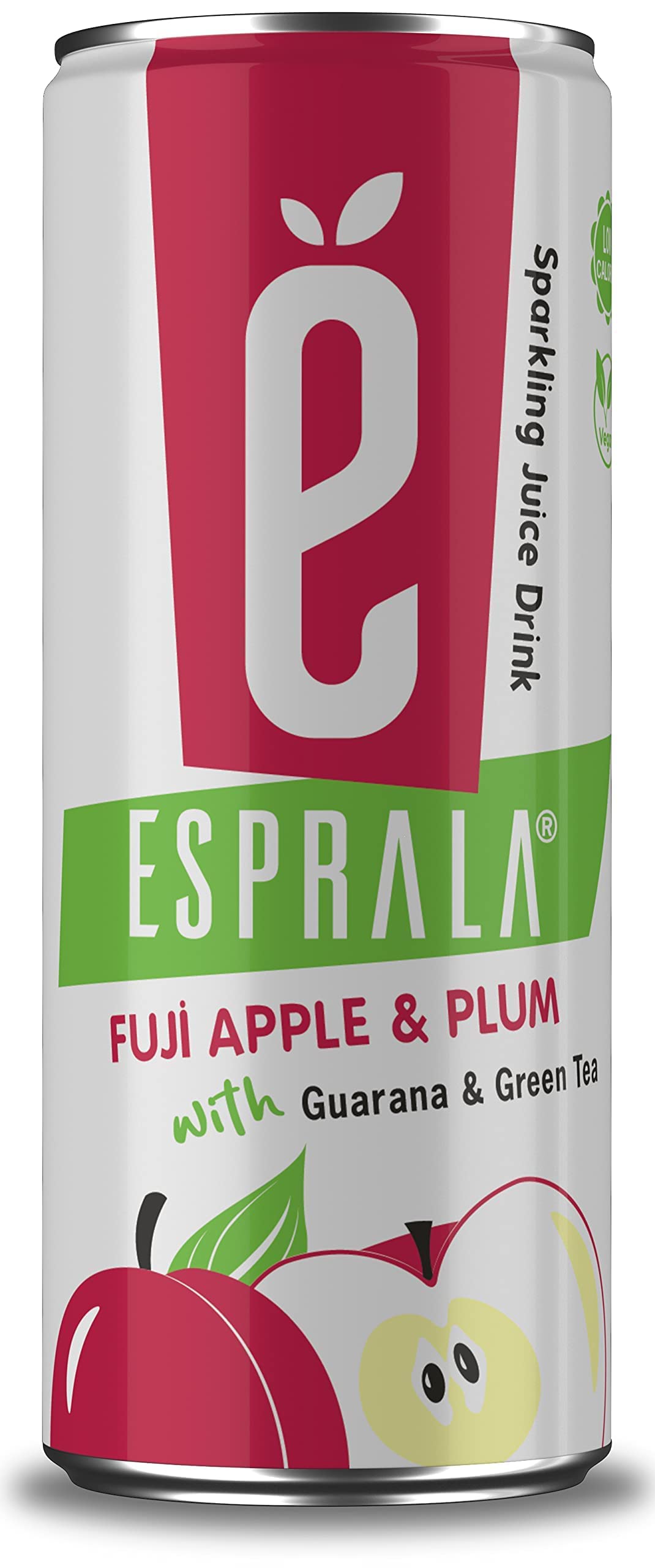 Esprala Real Fruit Sparkling Drinks Lightly Fizzy Fuji Apple & Plum
