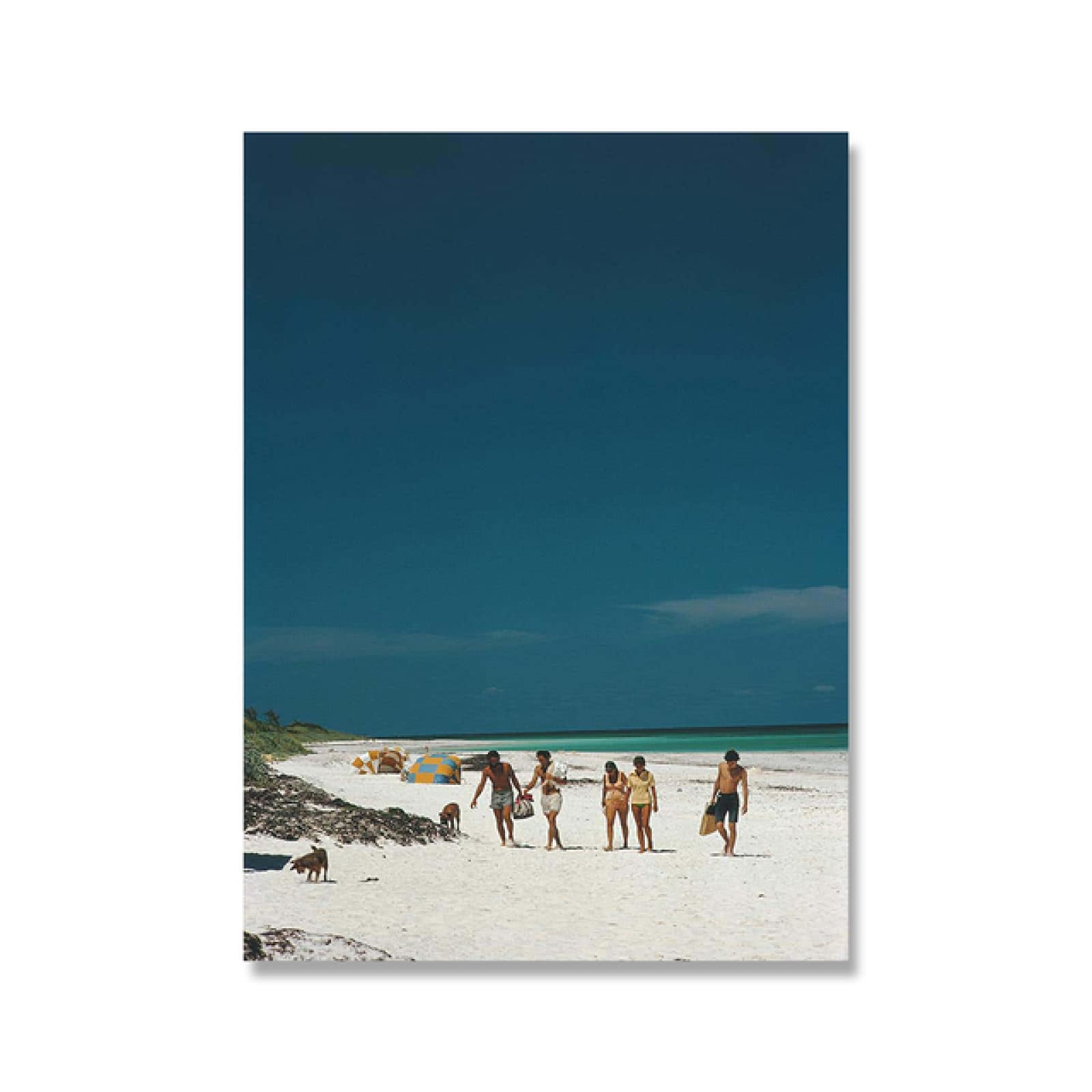 Slanke Aarons Vintage Fotografie Poster Poolside Glamour Canvas Schilderij Slanke Aarons Prints Moderne Wall Art Voor Home Decor Foto's 60x60cm Geen Frame