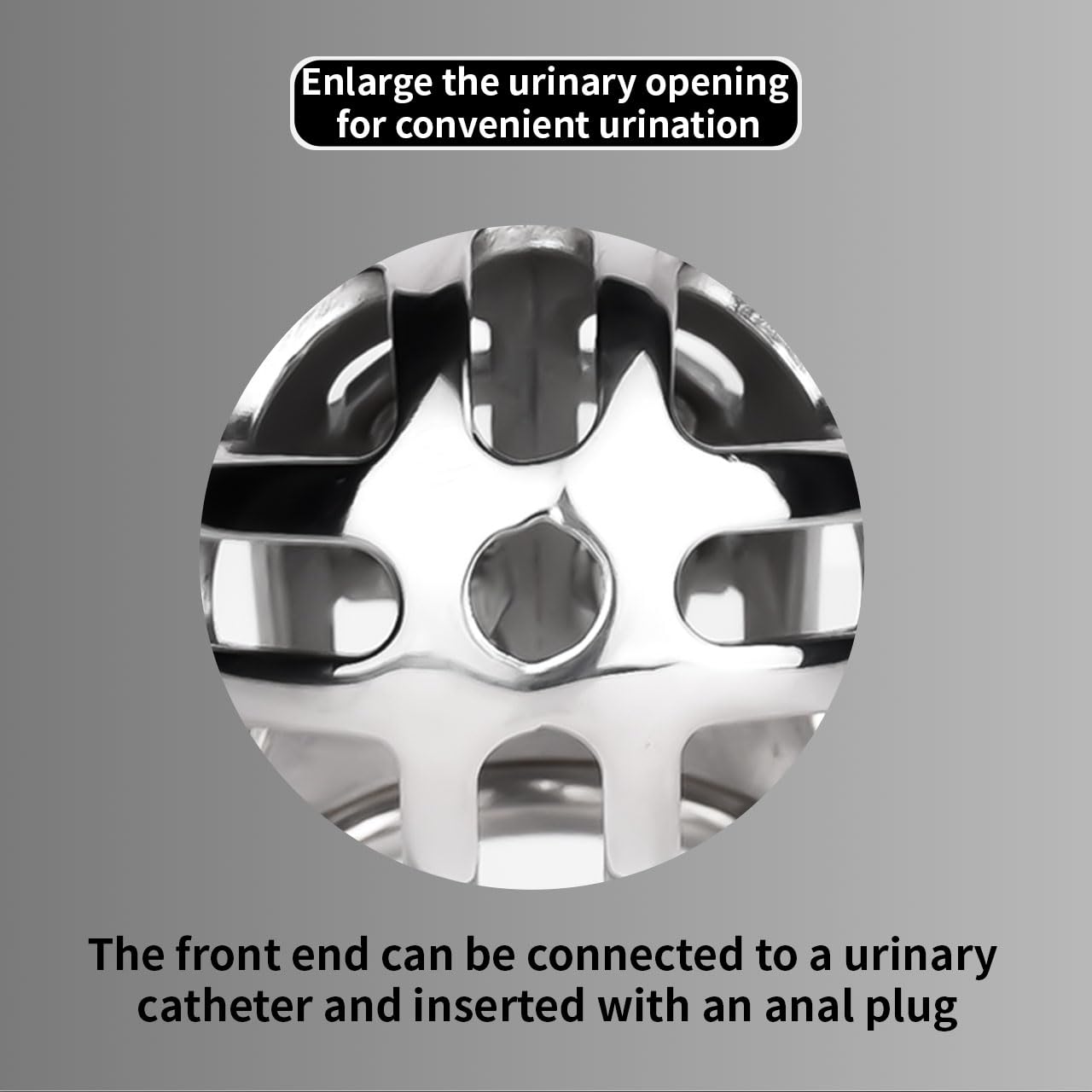 Chastity Cage Men Cage De Chasteté Métal Homme Petite Chastity Cage Pour Pénis Punition D'esclave Sextoyse Couple Plaisir (L,50MM)