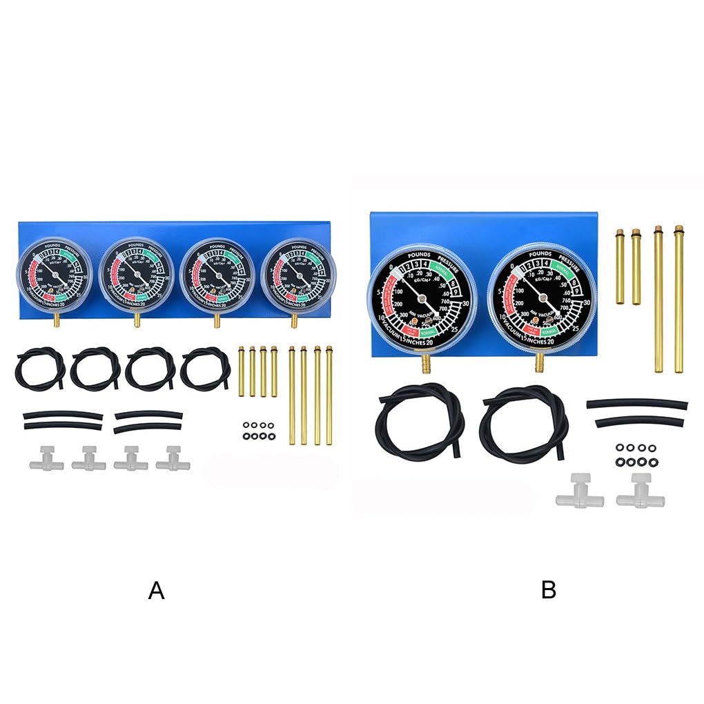 Herramienta sincronizadora de carburadores de motocicleta. Fácil instalación. Herramienta duradera. Tareas de mantenimiento de motocicletas. Fácil de instalar, equilibrador de 4 cilindros