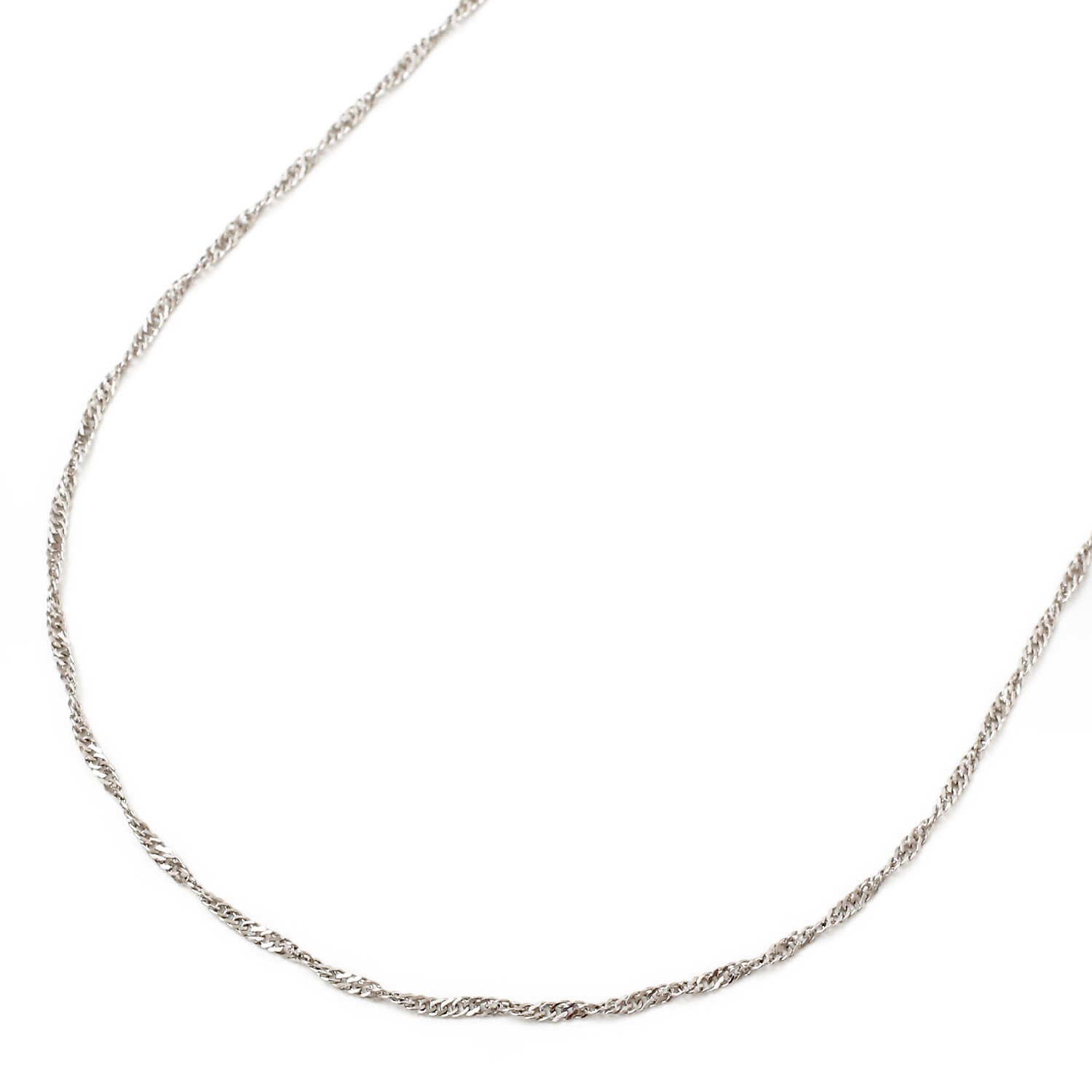 純PTスクリューチェーンネックレス45cm Pt スクリューネックレス（45cm、幅2.0mm） | Ptプラチナ