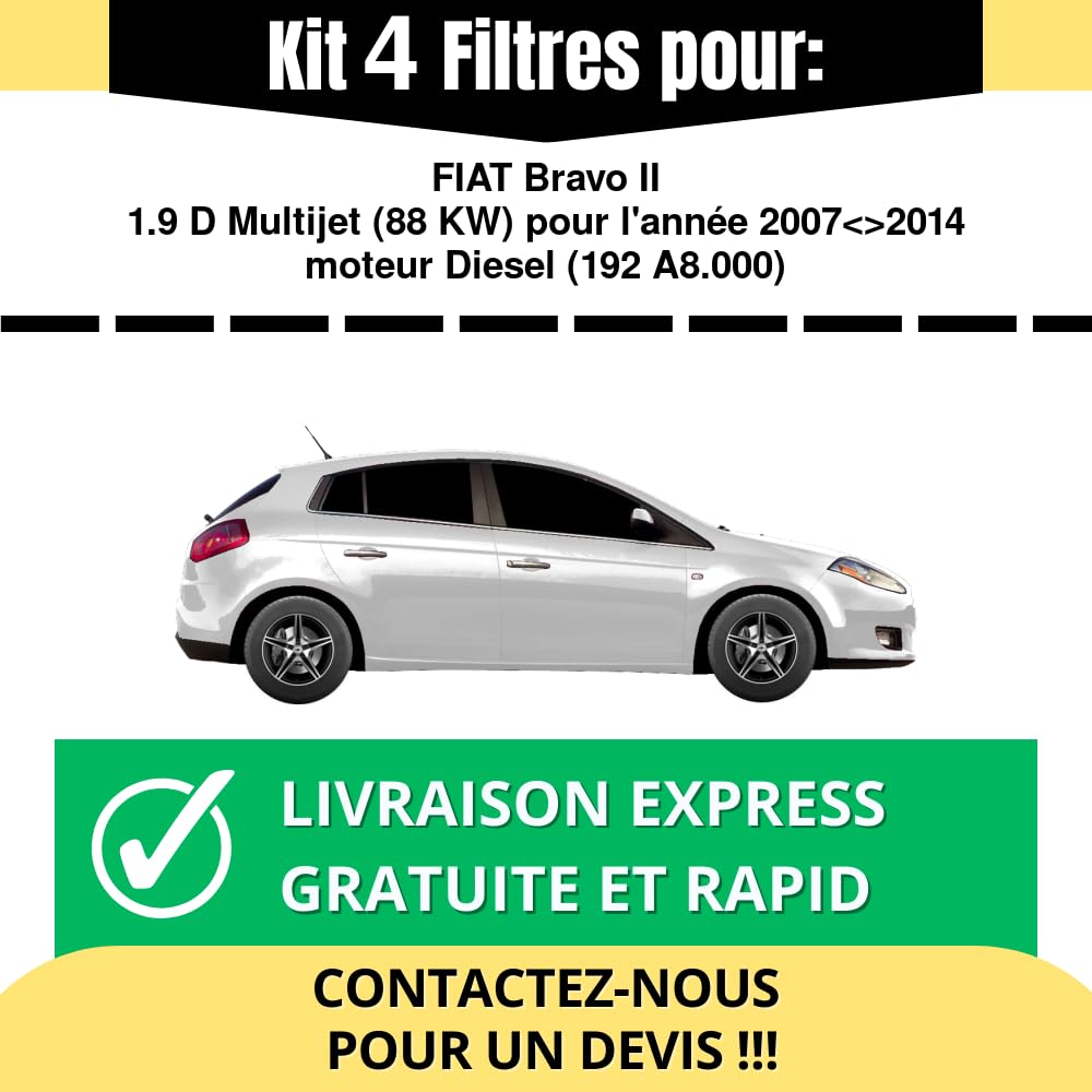 KIT TAGLIANDO PER Fiat Panda Lancia Ypsilon 312 Mild Hybrid 1.0 Filtri 3 LT Olio EUR 68,99 - Foto 3