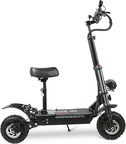 Miniatura 7 de TIFGALOP Adult Electric Scooter 5600W Dual Motor, Maximum Speed 50mph Range 55-65 Miles, Commuter Electric Scooter can be Folded