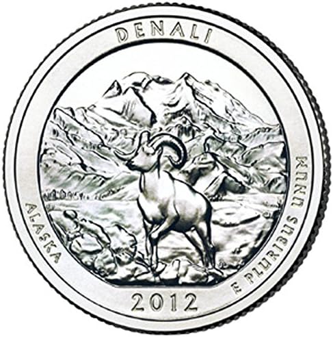 Miniatura 7 de US 2012 Alaska Denali National Park Quarter BU Uncirculated Coin Silver Tone Key Chain Ring Bottle Opener NEW - America the Beautiful