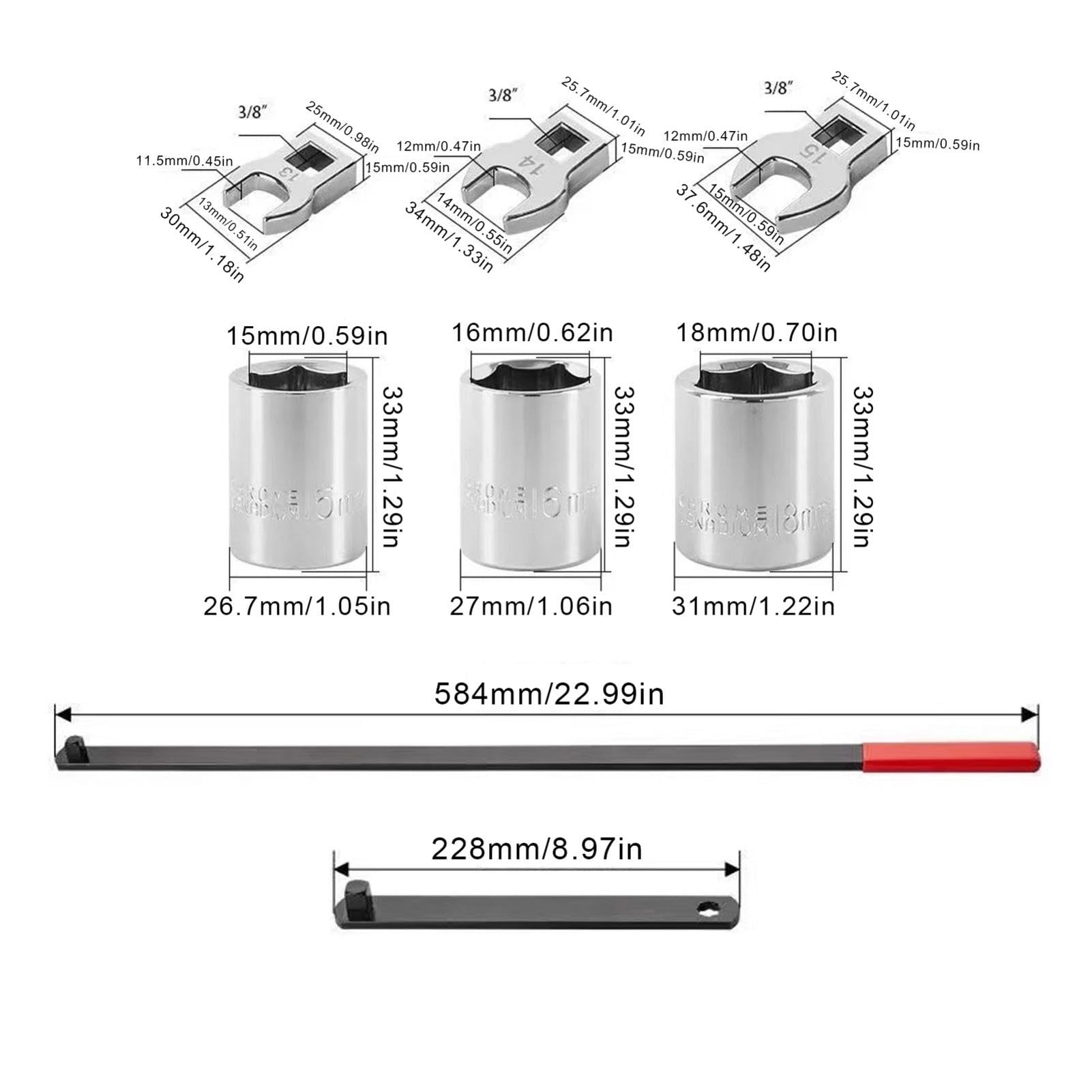 Outil de serrage de courroie serpentine, ensemble d'outils de courroie | serpentine robuste, kit de réparation automobile pour camion, voitures