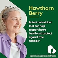 Vista 2 de BESTVITE Hawthorn Berry 600mg por cápsula (240 cápsulas vegetarianas) - Sin estearatos - Sin rellenos - Vegano - Sin OMG - Sin gluten