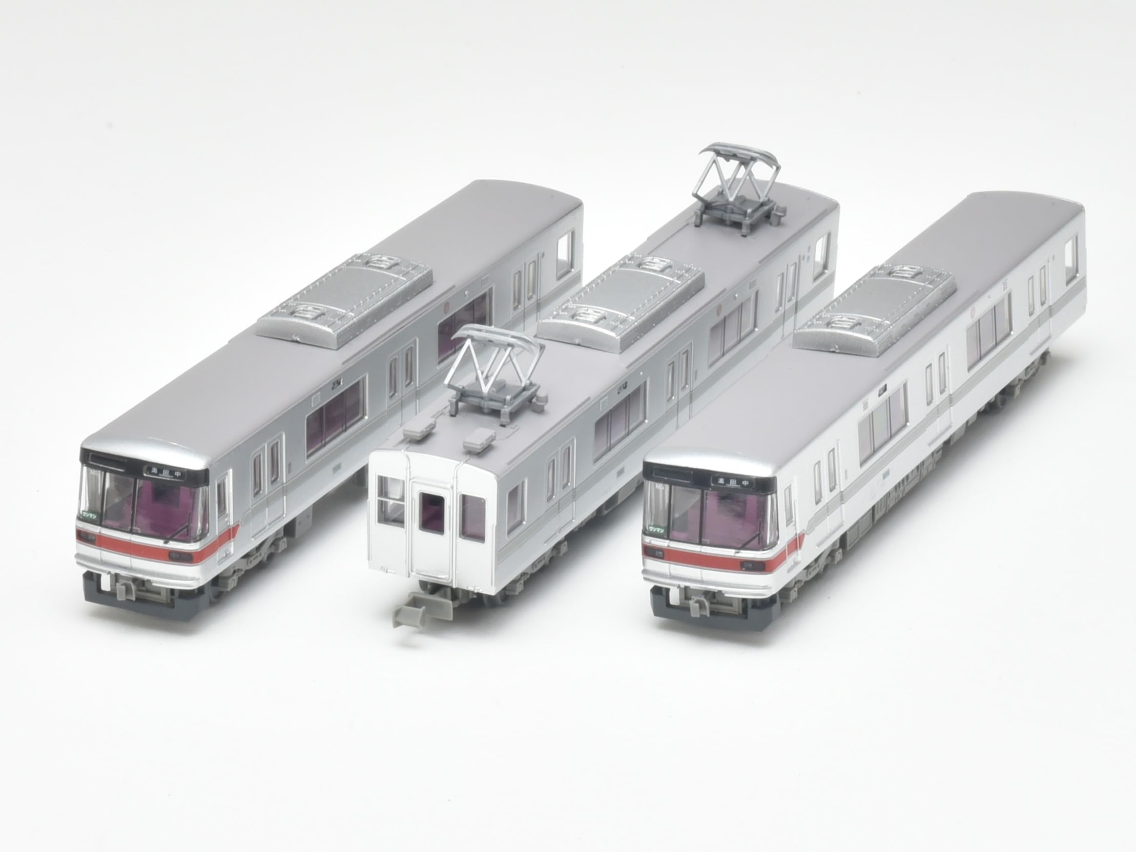 Railway Collection Nagano Electric Railway 3000 Series, Set of 3, A, Diorama Supplies