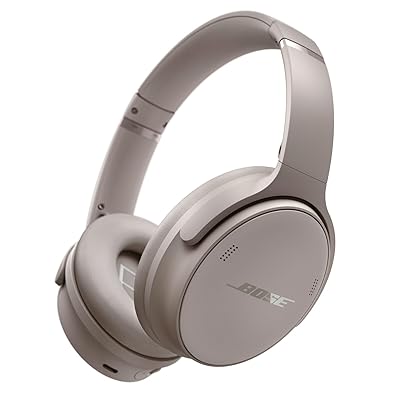 Bose QuietComfort Bluetooth Headphones, Wireless Headphones with Active Over Ear Noise Cancelling and Mic, Deep Bass, Up to 24 Hours of Playtime, Black