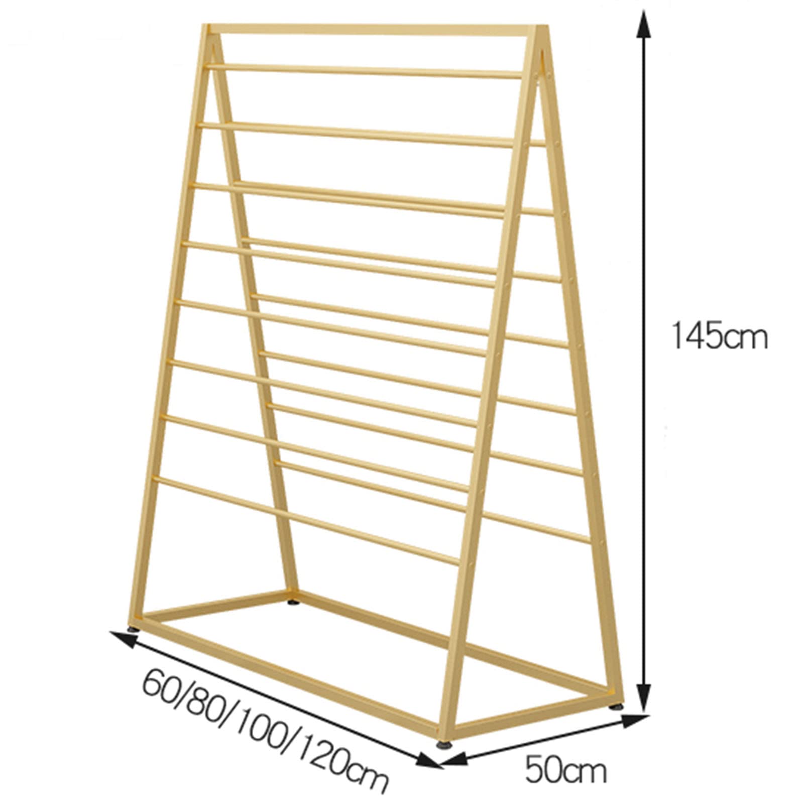 Schalhalter, Bodenständer für Schrankaufbewahrung, Metallrohrregal, Hosenbügel, für Einzelhandel, Decken-Organizer