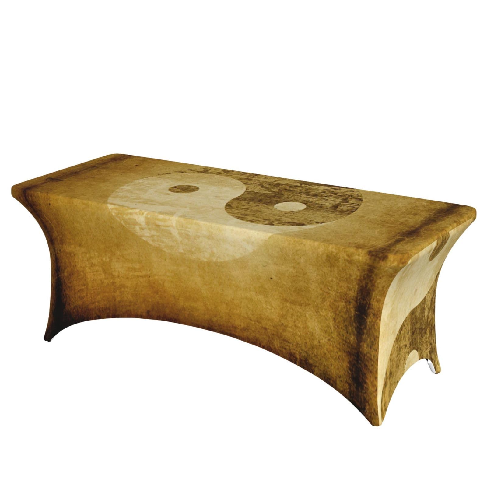 Nappe de table extensible infroissable élasthanne imprimé 1,8m