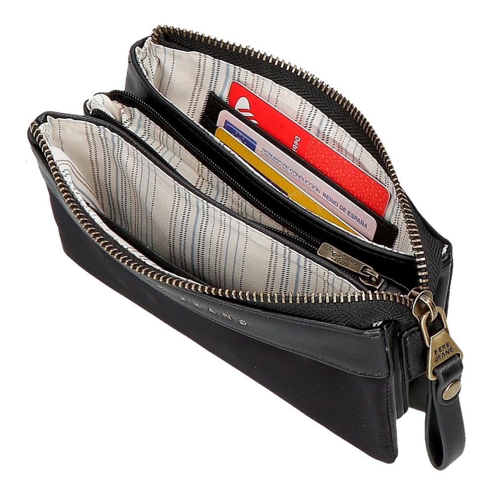 Pepe Jeans Morgan, borse da donna e accessori da viaggio, in similpelle beige, nera e verde, di Joumma Bags