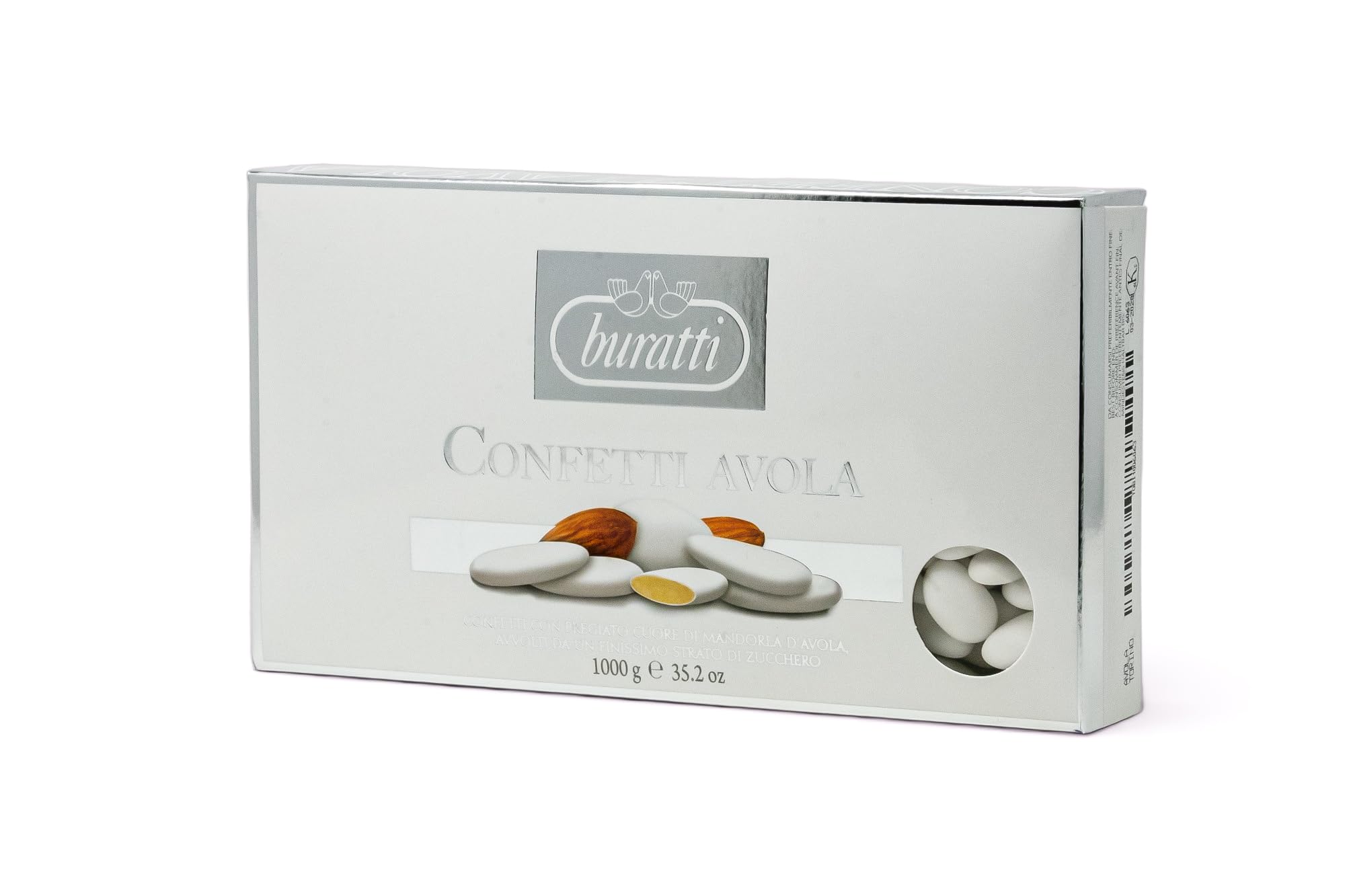 Buratti Confetti Avola Almendras Blanco 1000 g