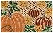 Entryways Pumpkin Patch , Hand-Stenciled, All-Natural Coconut Fiber Coir Doormat 18