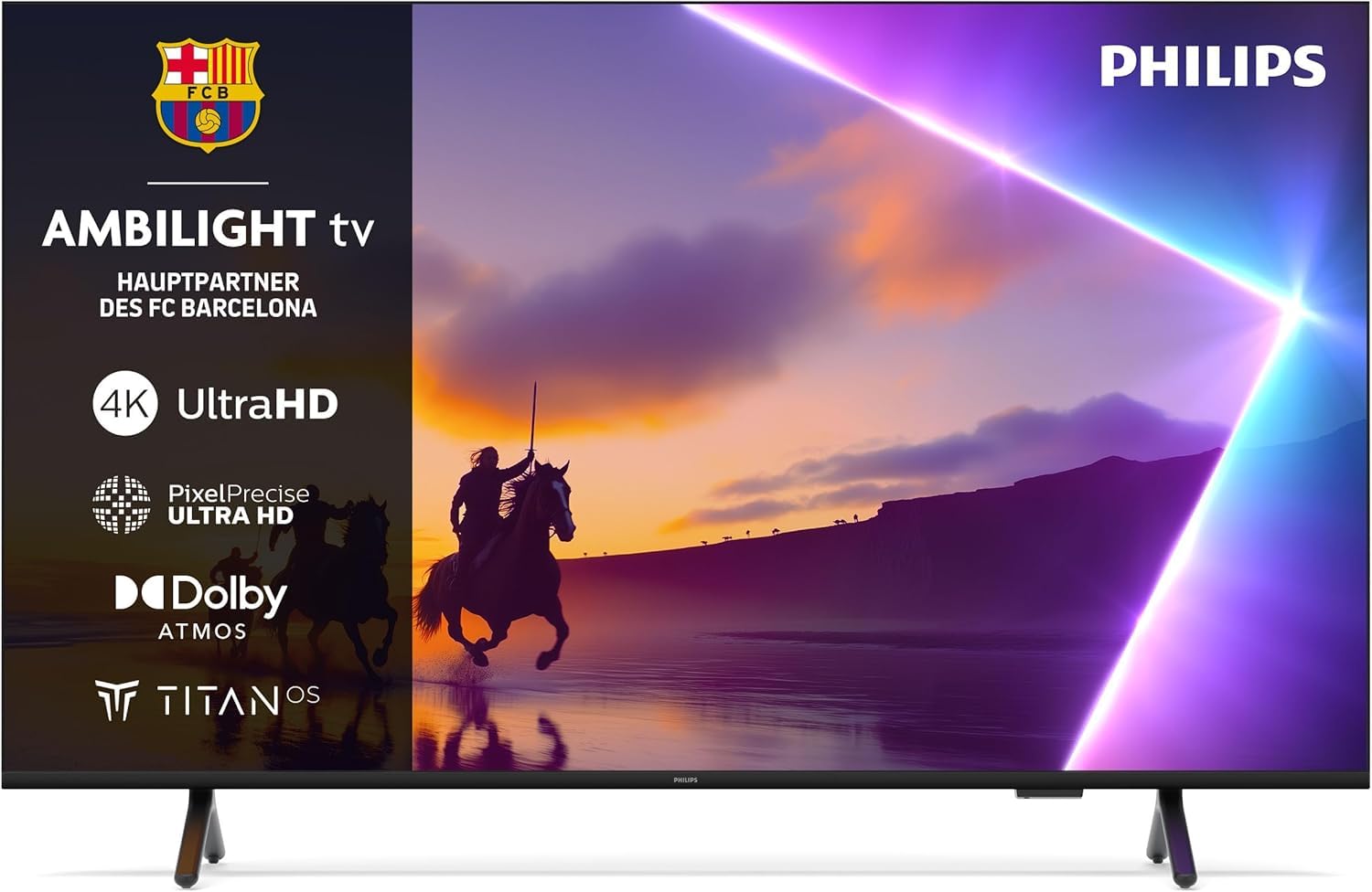 Philips 43PUS8500/12, 109,2 cm (43"), 3840 x 2160 Pixel, Smart-TV, WLAN, Schwarz (43PUS8500/12)