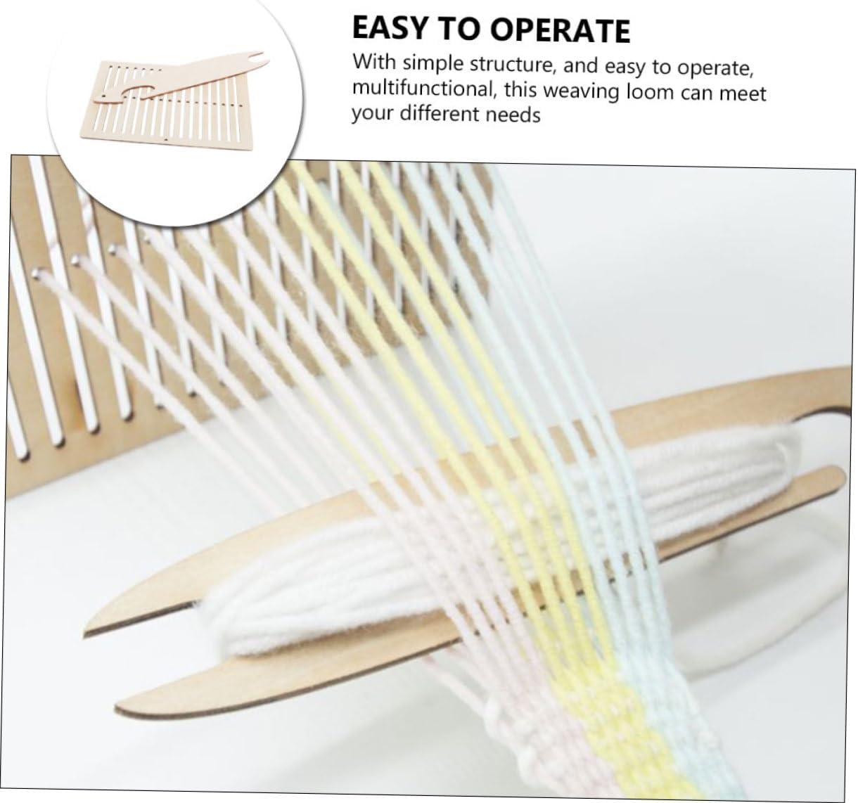 Gadpiparty Belt Weaving Tool Set for DIY Small Hand Weaving for Belt and Strap Making Convenient Accessories for Beginners