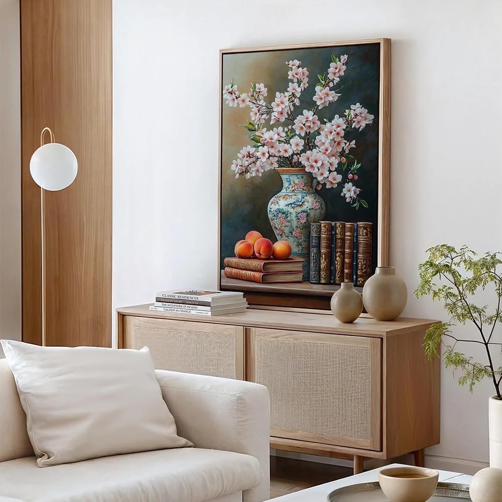 Tableau rétro classique de fleurs pour raviver un mur vide - 6