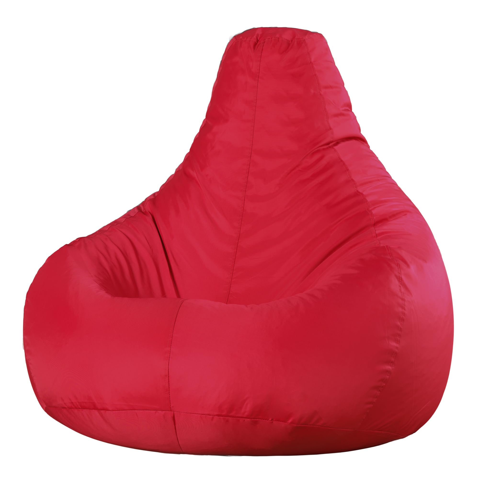 Bean Bag BazaarRecliner Gaming Bean Bag Chair, Red, Large Indoor Outdoor Bean Bags, Lounge or Garden, Big Adult Gaming Bean Bag Chairs with Filling Included