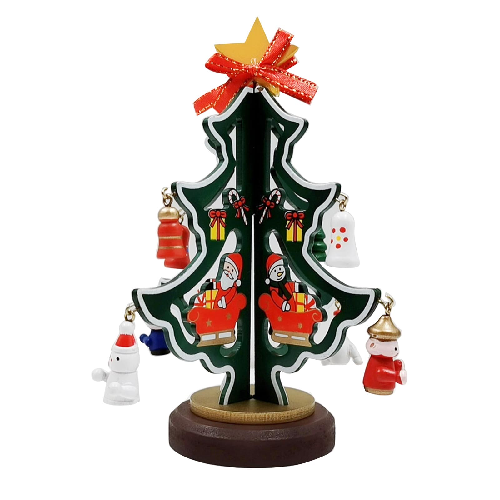 Wood Christmas Tree Sculpture And Decorative Piece For Christmas Celebrations Holiday Decoration