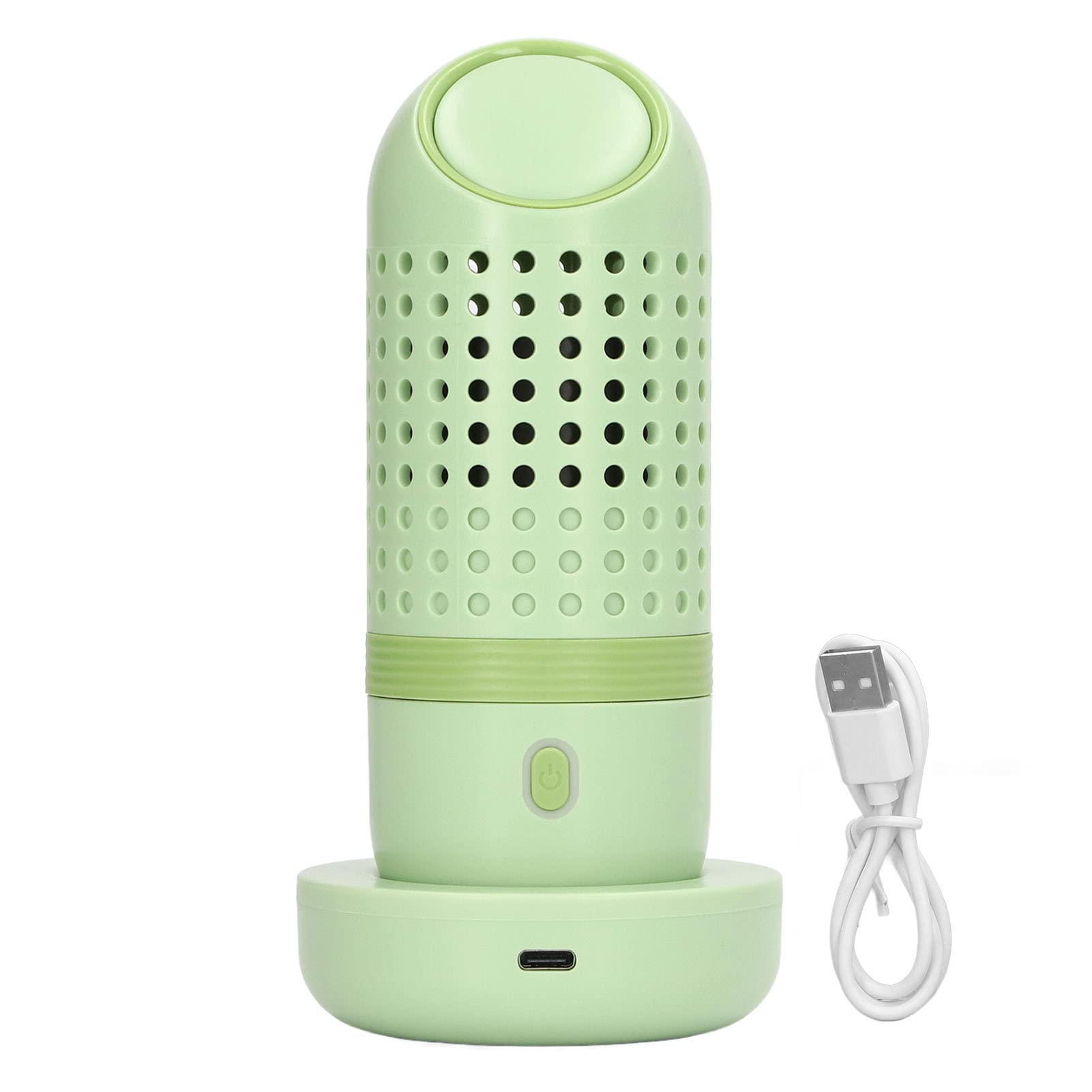 Obst-Gemüse-Waschmaschine, Wiederaufladbarer USB-Lebensmittelreiniger, Tragbarer Reiniger für Reis, Fleisch, Meeresfrüchte, Küche, IPX7 Wasserdicht, Hau für Shaltsreinigung (GREEN)