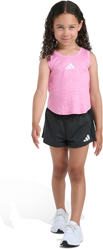 Conjunto corto sin mangas con volantes Melange para bebé niña