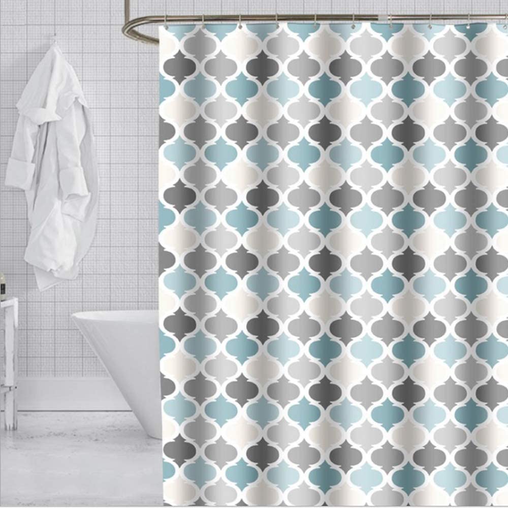 Sponsored Ad – KASTWAVE Shower Curtain Waterproof Mould Proof, Waterproof Polyester Fabric, Machine Washable Thicked Polyester Fabric, with 12 Hooks and Weighted Hem for Bath Tub and Shower Stall