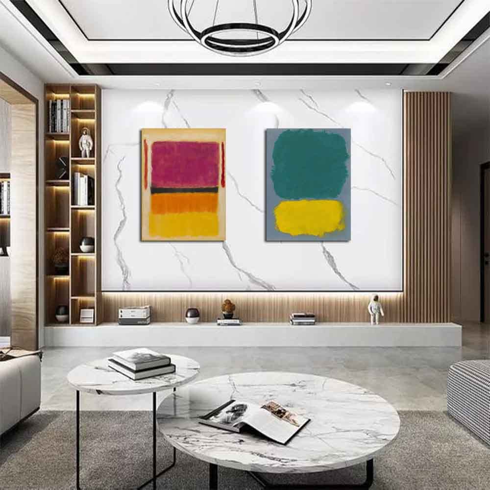 Amazon｜マーク・ロスコ2個絵画ポスター壁画装飾画壁飾りインテリア