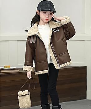 Amazon | [Yhsuoxfd] ボアジャケット キッズ 女の子 トップス 子供服