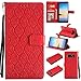 Produktbild FQY-TEC Samsung Galaxy Note8 Hülle, [Rot] T[PU-Leder]und[TPU] Geldbörse,Kartensteckplatz,Unterstützung Hülle für Samsung Galaxy Note8 (6.3")