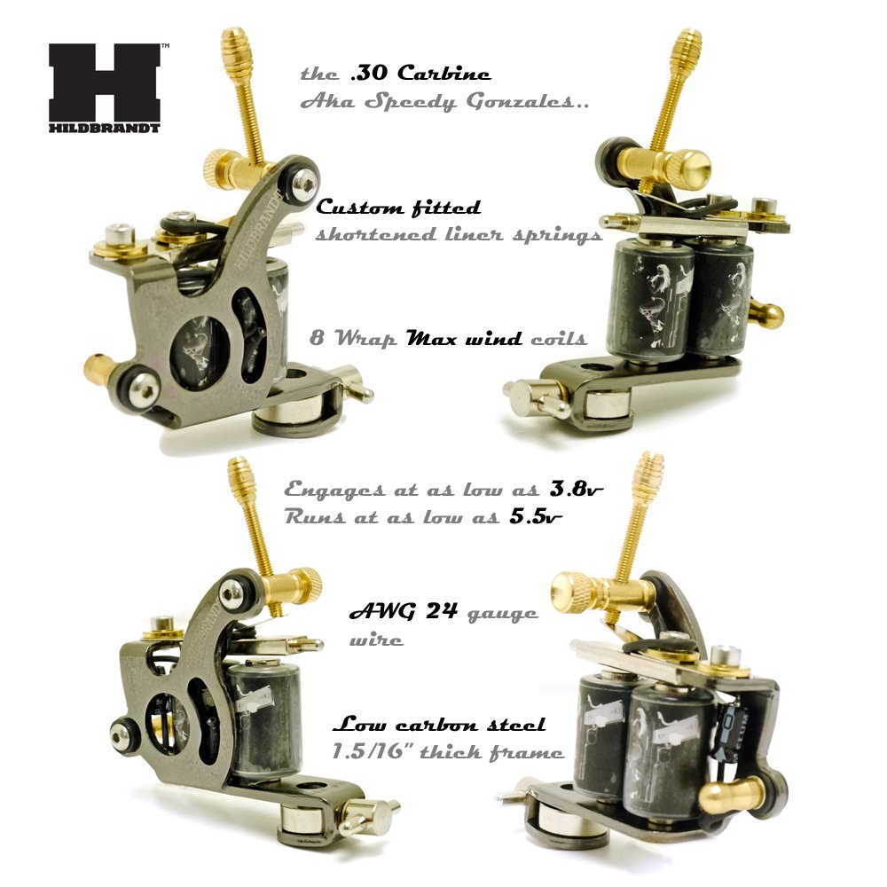 Professional Tattoo Kit Hildbrandt Advanced Set TKHADV with 2 Machine Gun + Needle + Power Supply + Inks + Case (294 PCS)