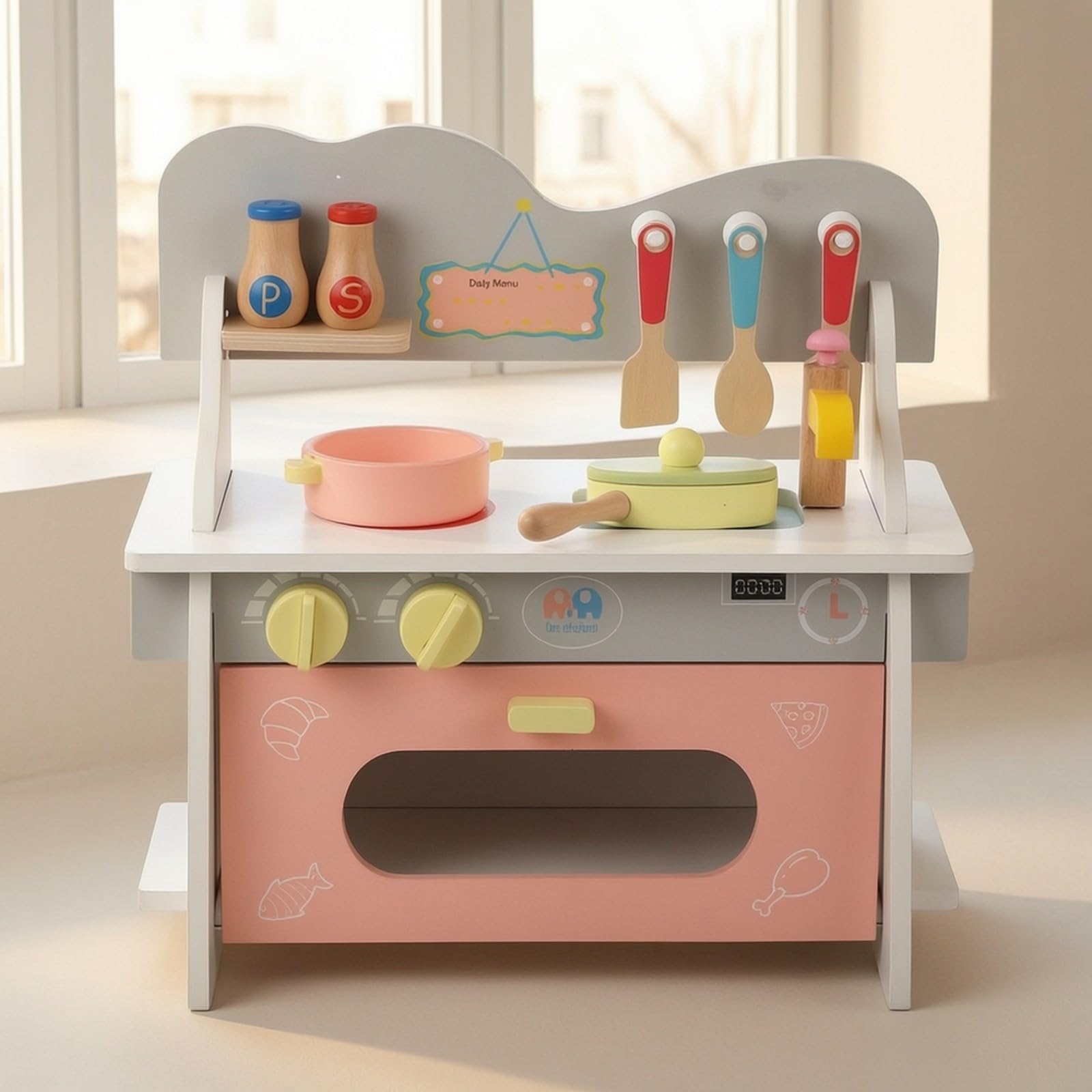 Giocattolo con Interattiva Realistico, Giocattolo con Accessori, Giocattoli, per Cameretta, Asilo, Bambine, Colorata A