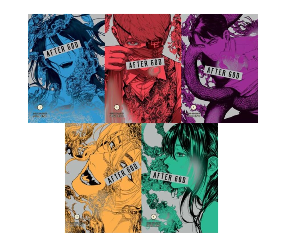 After God Manga Volumes 1–5 (5-Book Set) – Supernatural Action Thriller by Sumi Eno      Paperback – July 15, 2025