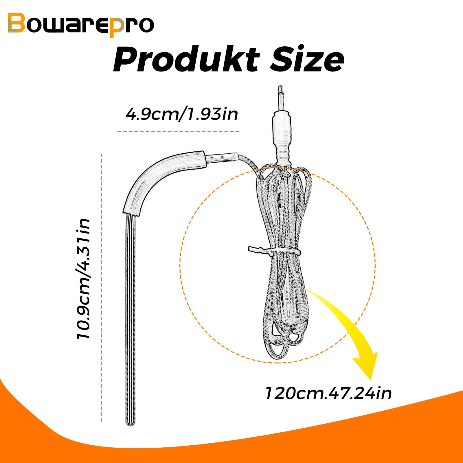 Bowarepro 2 Pack Meat Probe Replacement Compatible with Weber Igrill 2 Igrill Mini Igrill 3 - Image 3