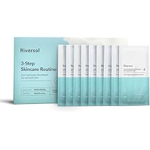 Riversol Skin Care Set | 3-Step Skincare Routine | Cleanser, Vitamin C Serum & Moisturizer | Travel Size Skin Care Kit for Sensitive Skin | Dermatologist Developed | Made in Canada
