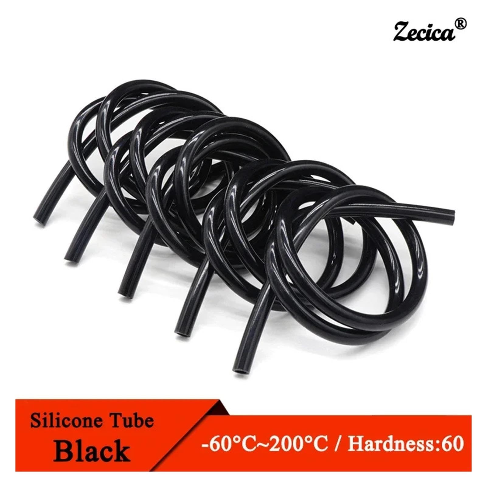 Tubo Silicone Nero Flessibile