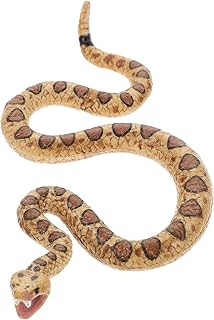 Ipetboom Rubber Rattlesnake Creepy Snake Toy, 1Pc Simulation Halloween Snake Toy Fake Snake Realistic Snake Toy Creepy Prank Rattlesnake Toy Snakes