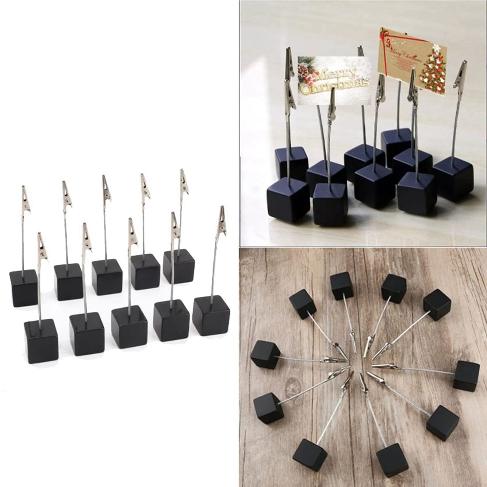 Porta Segnaposto Clip Smavles - 7 Pezzi Decorazione Tavola - Foto 2