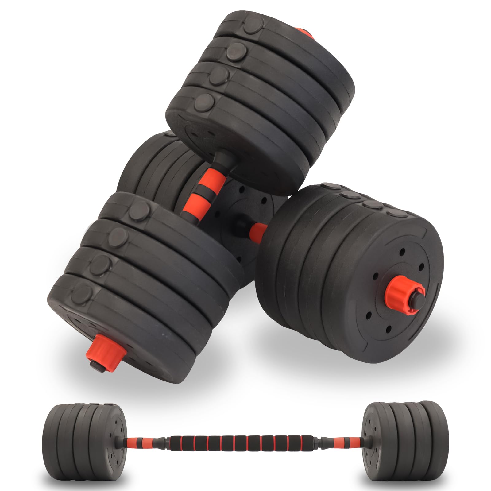 Amazon | Trailight(トレイライト) ダンベル 可変式ダンベル 50kg 可変 