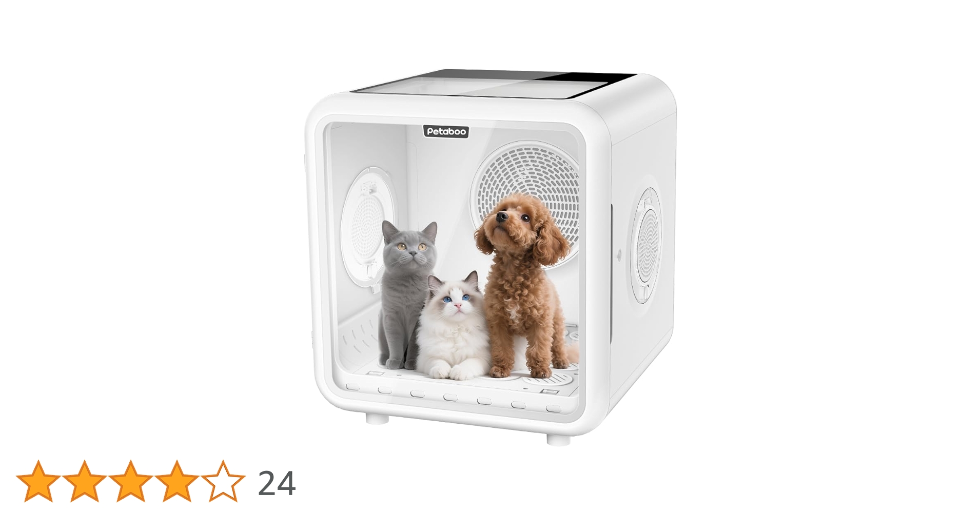 Amazon | ペットドライヤー Petaboo ペット乾燥機 【72L大容量