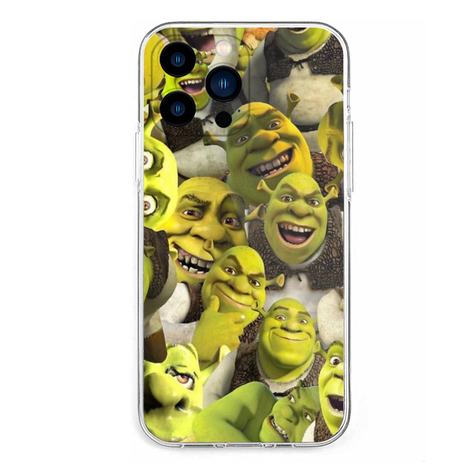 Phone Case Horror Monster Movie Compatible with iPhone 14 Pro Max Case Pure Clear Phone Case Waterproof Accessories Charm
