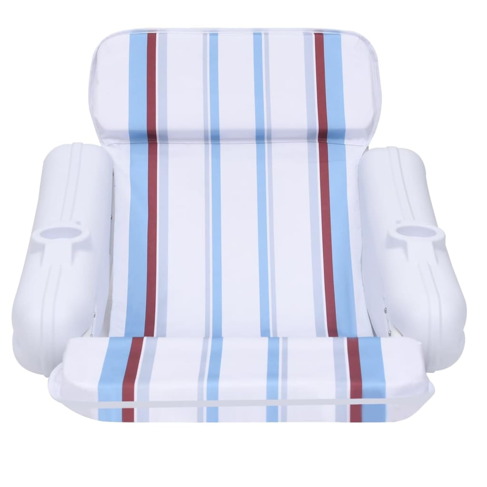 Schwimmender Poolstuhl - Bequem im Wasser sitzen, weiß, blau, braun, 140x83x60 cm, für Freizeit und Erholung Model313993
