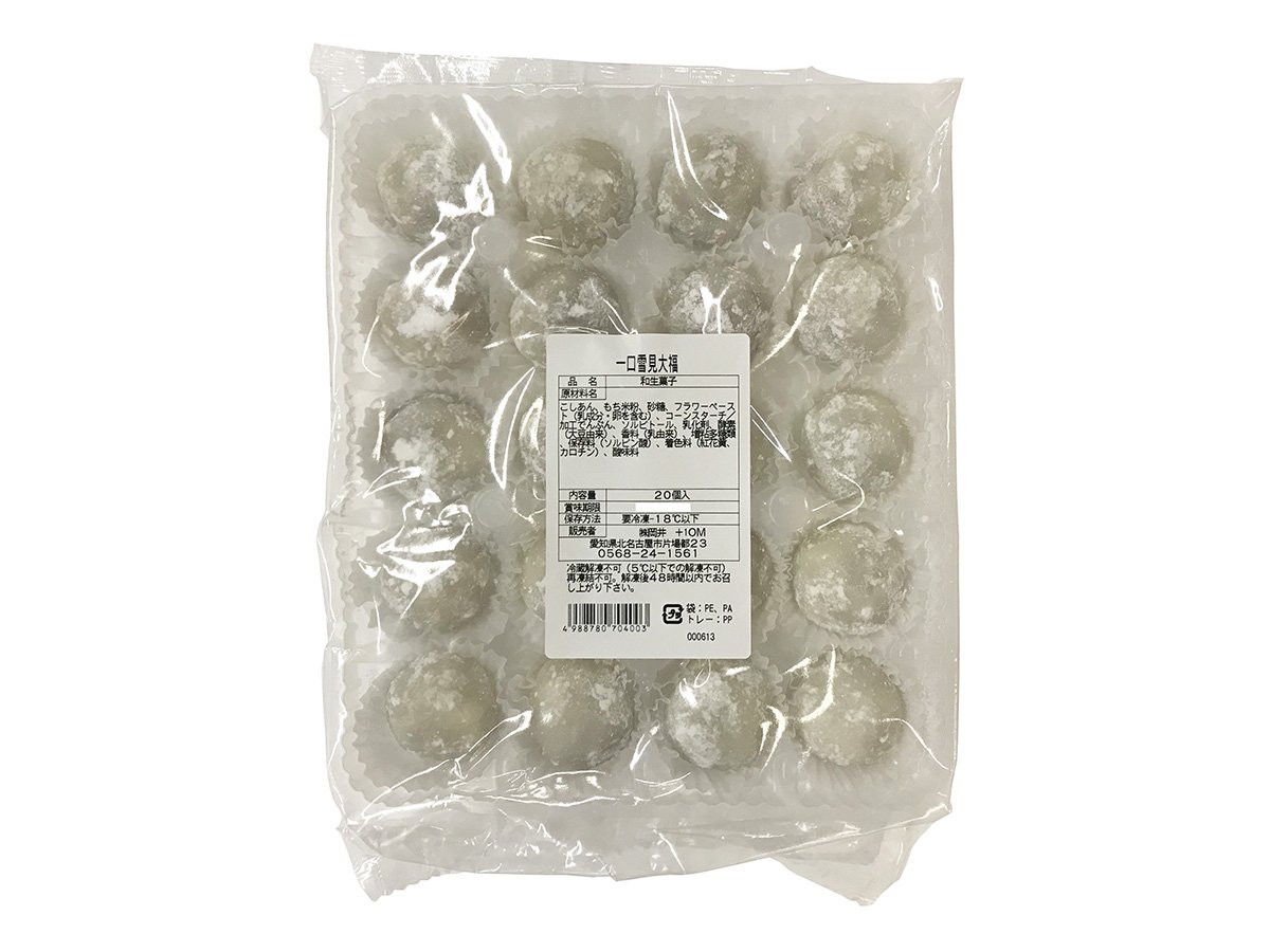 Amazon | 岡井 一口雪見大福 （冷凍和菓子） 20個入 （パック） 冷凍