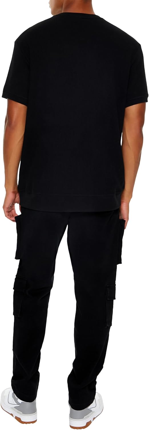 Forever 21 Mens Slim-fit Mid-Rise Cargo Joggers - Image 4