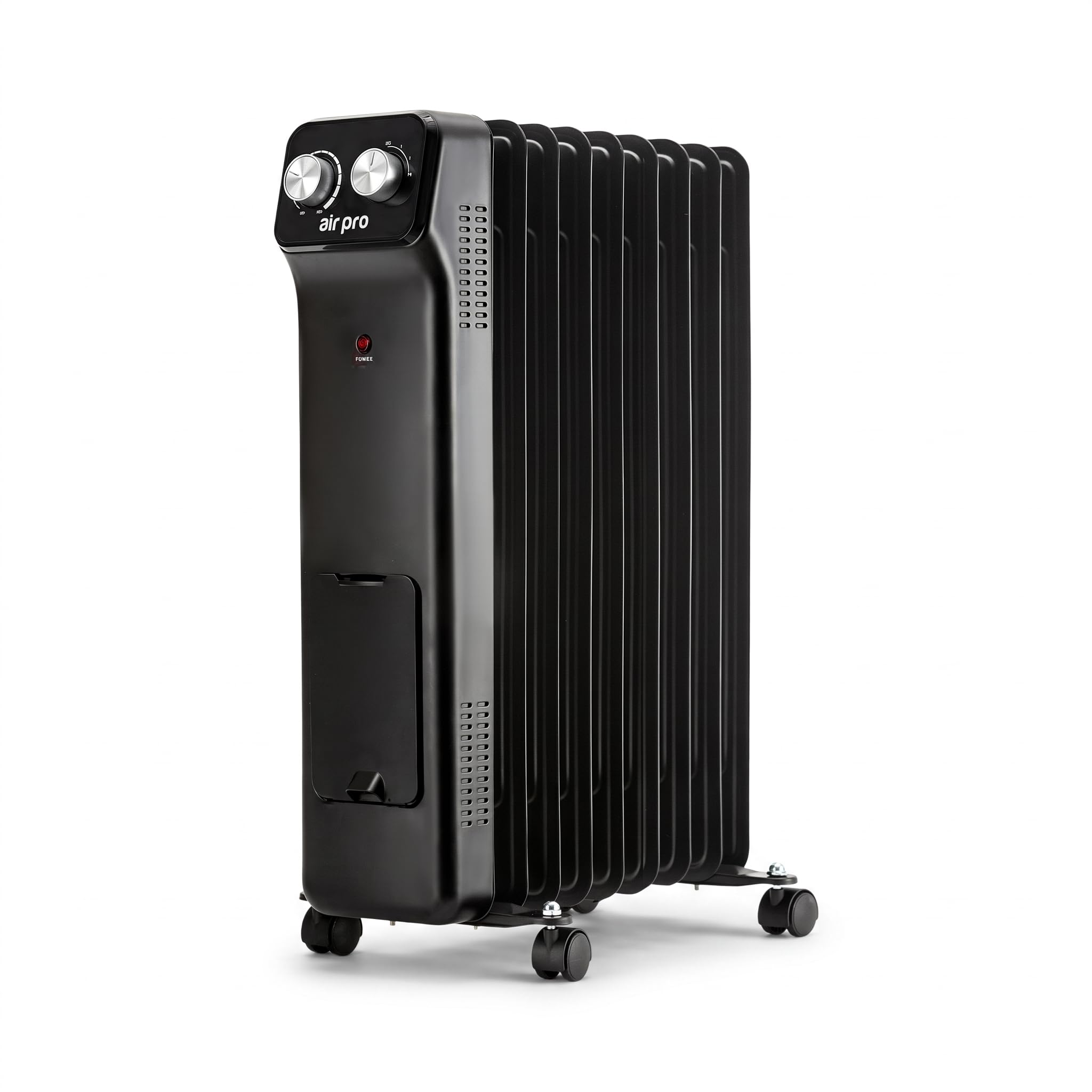 Air Pro 1500W 7 Fin Oil Filled Radiator, Portable Electric Heater for 15m²