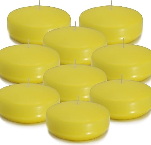 Miniatura 4 de CandleNScent Velas flotantes sin perfume, grandes de 2 pulgadas, cabe en jarrón de 2 pulgadas y más, azul marino, flota en el agua, paquete de 12