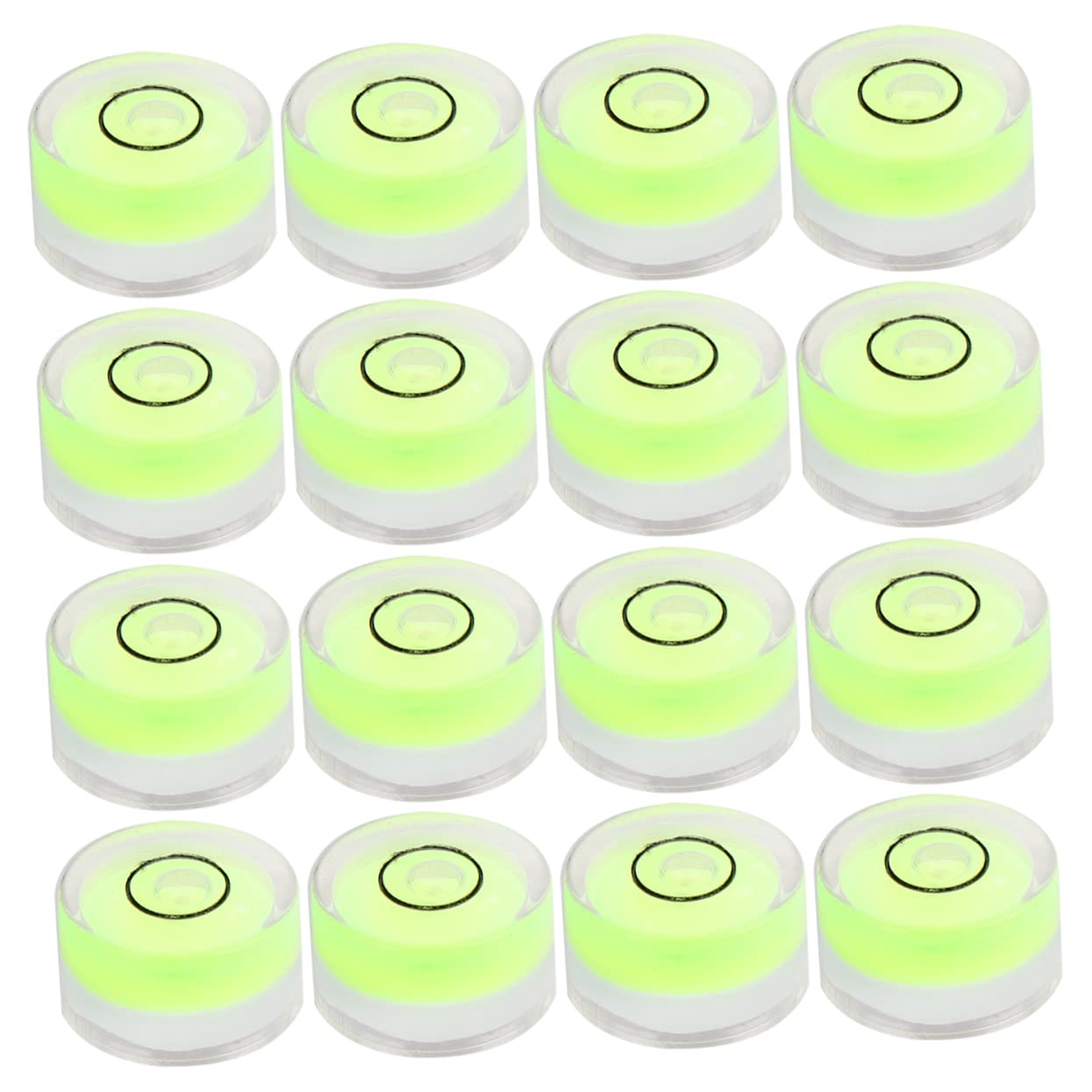 PLAFOPE Horizontal Bubble Level 16pcs 15x8mm Plastic Leveler for Precision Alignment-image-35