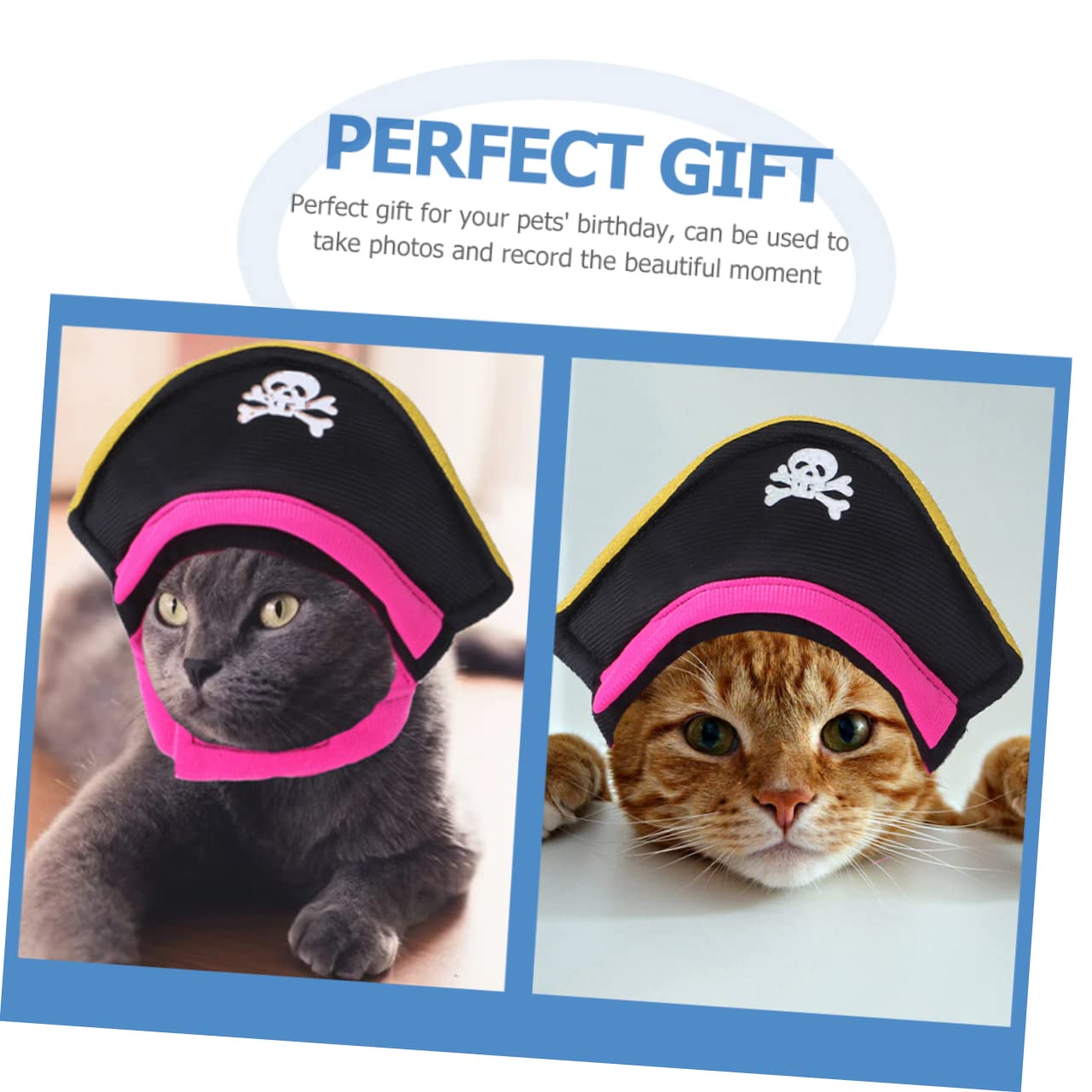 BESPORTBLE 5 Set Pet Costume Di Trasformazione Piccolo Cane Pigiama Costumi Del Cane Vestiti Del Gattino Bel Cappello Gatto Divertente Gatto Costumi Da Pirata Interessante Cappello