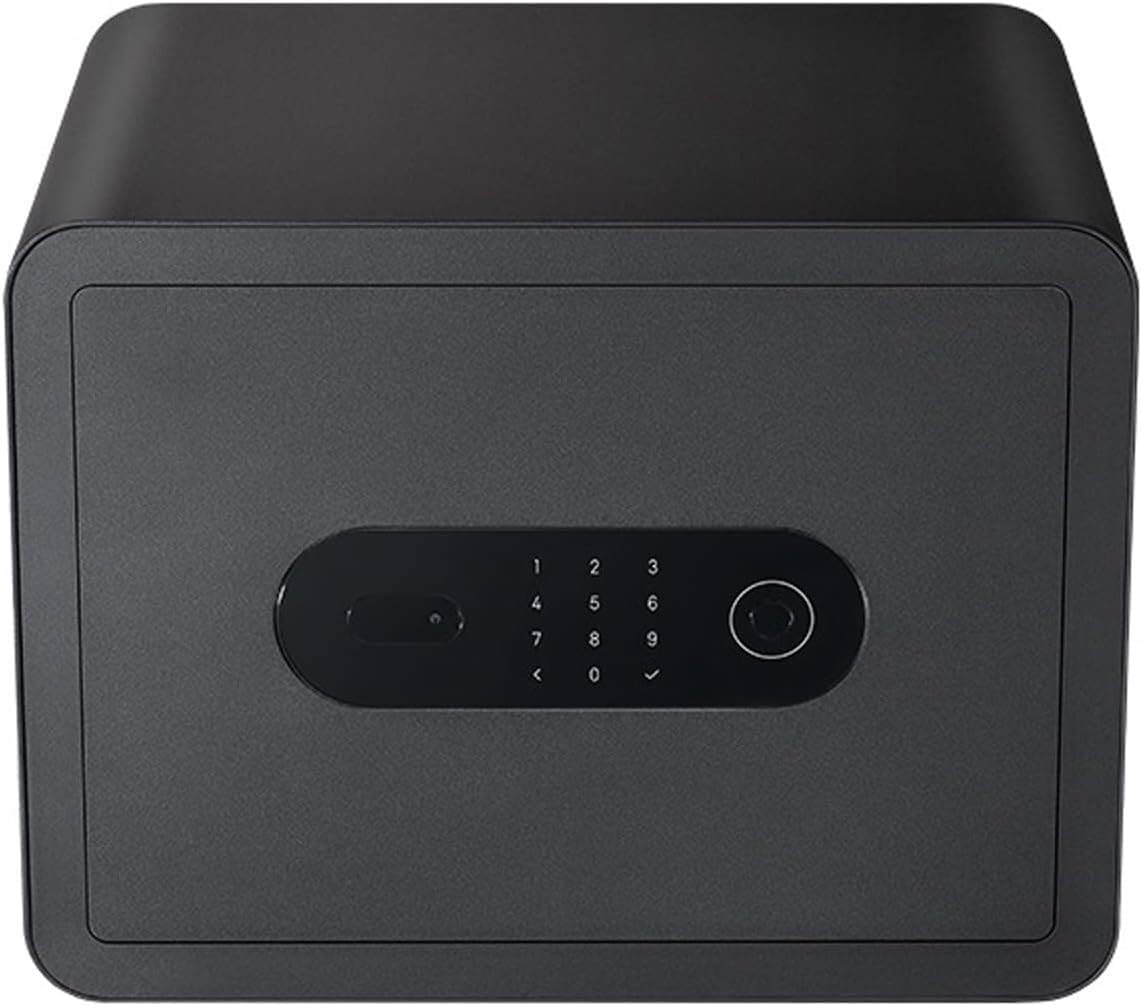 RhLLvJ Small Intelligent Safe Mini Office Safe Bedside Invisible Safe Fingerprint Combination Electronic Lock C Grade Lock Cylinder Lock