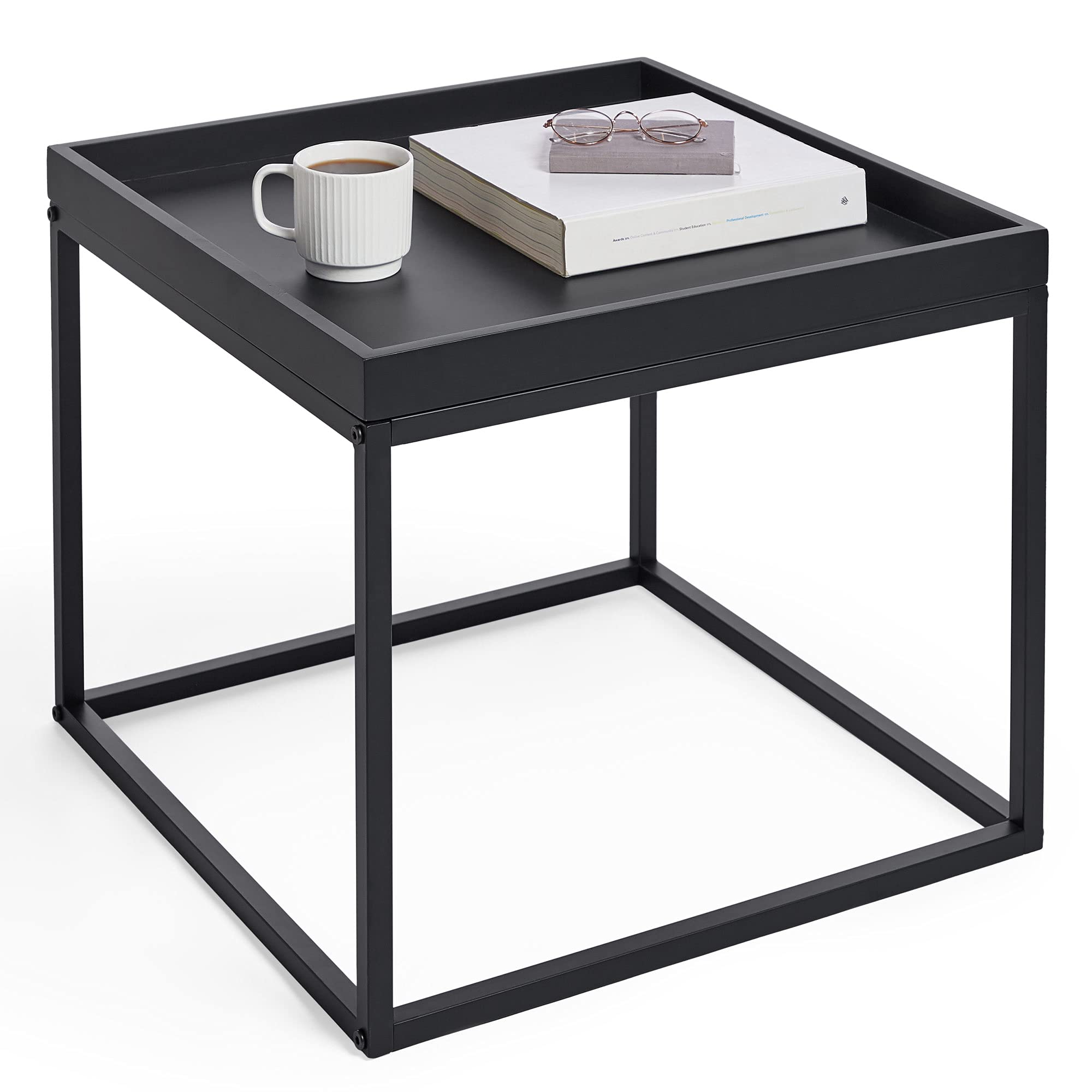 Buy VonHaus Milton Tray Coffee Table Square Side & End Table with